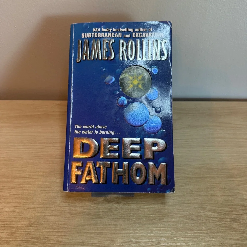 James Rollins Thriller Book Lot Subterranean Deep Fathom Excavation Paperback